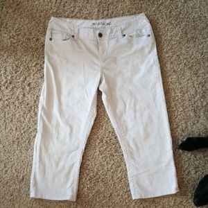 Maurices White Jean Capris